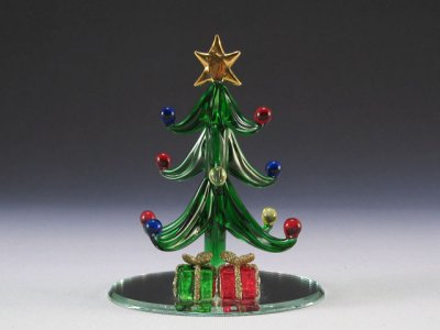 ETG74 Glass Christmas Tree