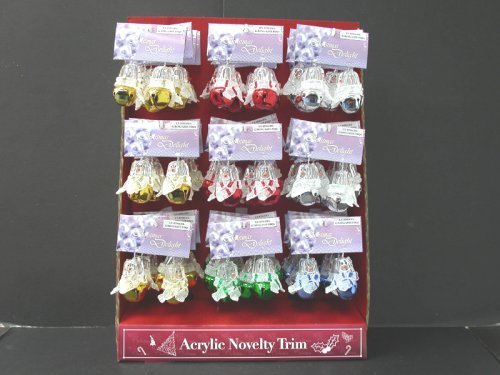XJ09939 Christmas Bell Ornaments 6 asst
