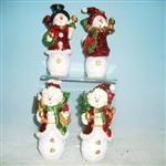 XJ44573 Glitter Snowman 4 asst