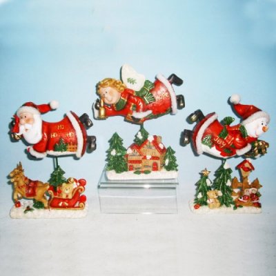 XJ44576 Flying Christmas Figure 3 asst