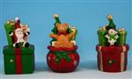 XJ48842 Christmas Trinket Box 3 asst