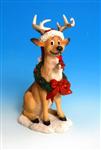 XT3724 Sitting Christmas Deer