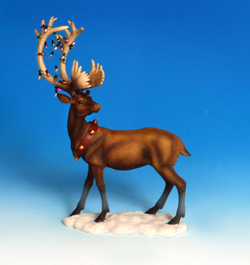 XT3728R Reindeer with Lights on Rack