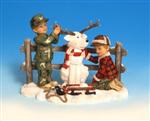 XT3780 Little Hunters with Snow Buck