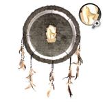 DC1804 Wolf Dream Catcher 18"