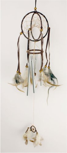 DC409 Dream Catcher Wind Chime Brown