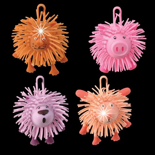 TY100 Animal Puffer Ball 4 asst