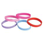 JBRUBSA Assorted Sayings Rubber Bracelet