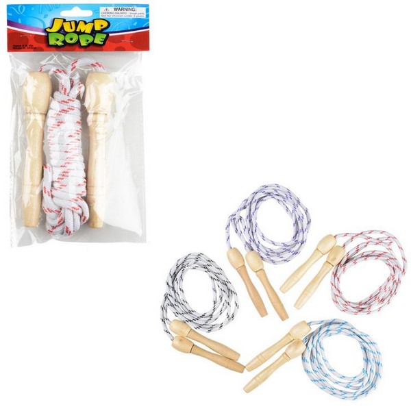 TR31565 Wooden HANDLE Jump Rope