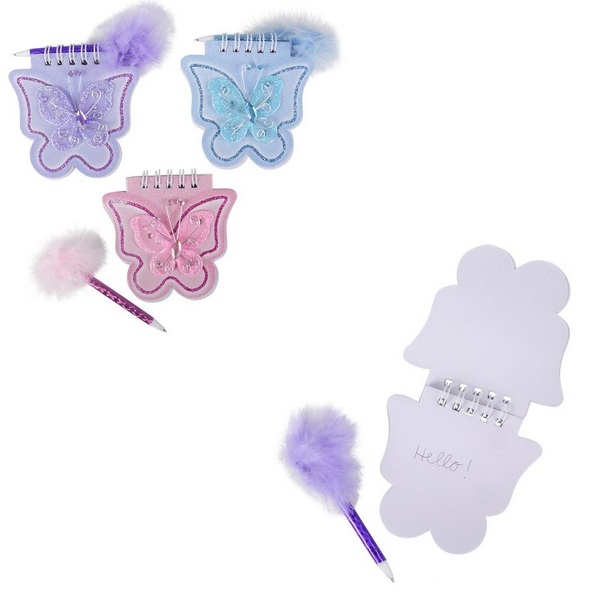 SR06447 Butterfly Note Pad With PEN