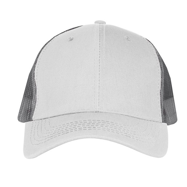 AH1021 Cotton Custom Back Twill Cap Embroidered With Imprint Mesh