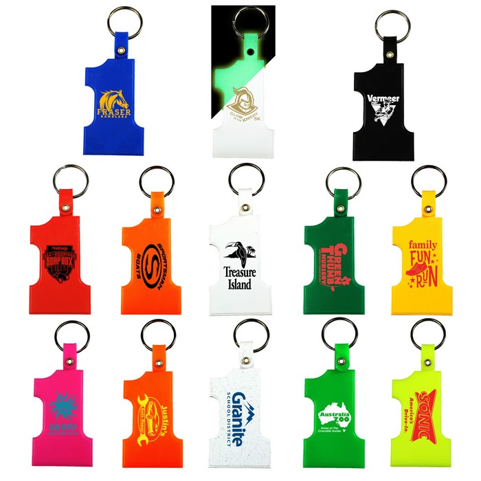 One Key Key Tag KA27001 Number One Key Tag with Custom Imprint