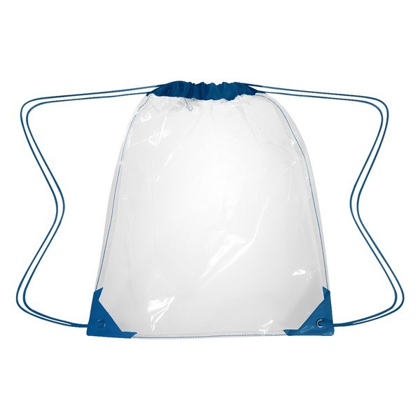 Drawstring Plastic Bags - Clear and Customizable