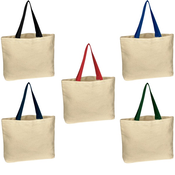 JH3019B Natural Cotton Canvas Tote Bag