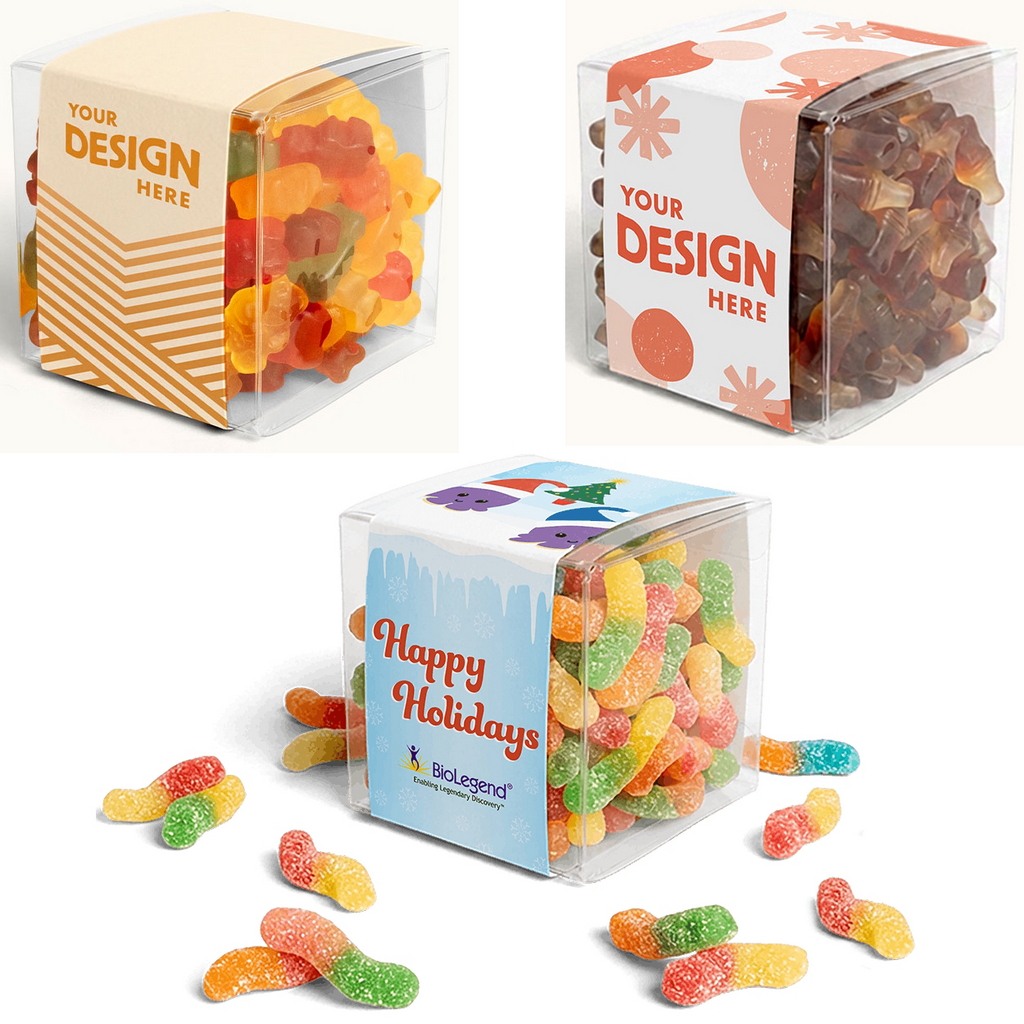 CC6002 Gummy Candy Cube With Full Color Wrap Im...