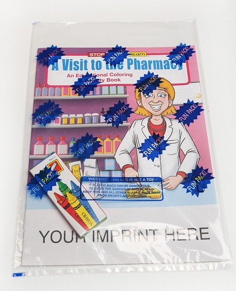 CS0410 A Visit To The Pharmacy Coloring and Activity Book with Custom ...