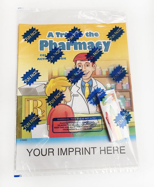 SC0411 A Visit to the Pharmacy Coloring and Activity Book With Custom ...