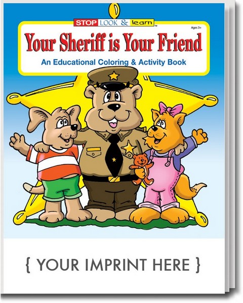 CS0150 Your Sheriff is Your Friend Coloring and Activity Book with ...