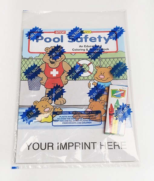 Custom Coloring Books-Pool Safety For Kids