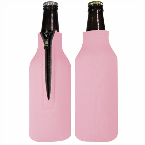 Neoprene Zipper Bottle Koozie, Personalized Drinkware