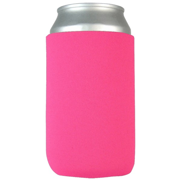 Hot Pink Bottle Koozie Neoprene