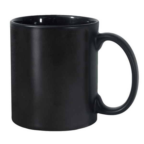 DX8216 11 Oz. Matte Black Ceramic Mug With Full Color Custom Imprint