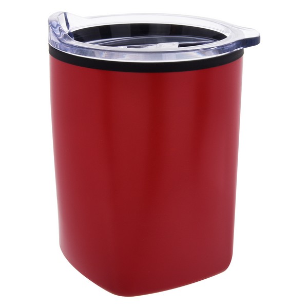 Red Satin Finish Tumbler with Handle USD Mom – USD Charlie's Store