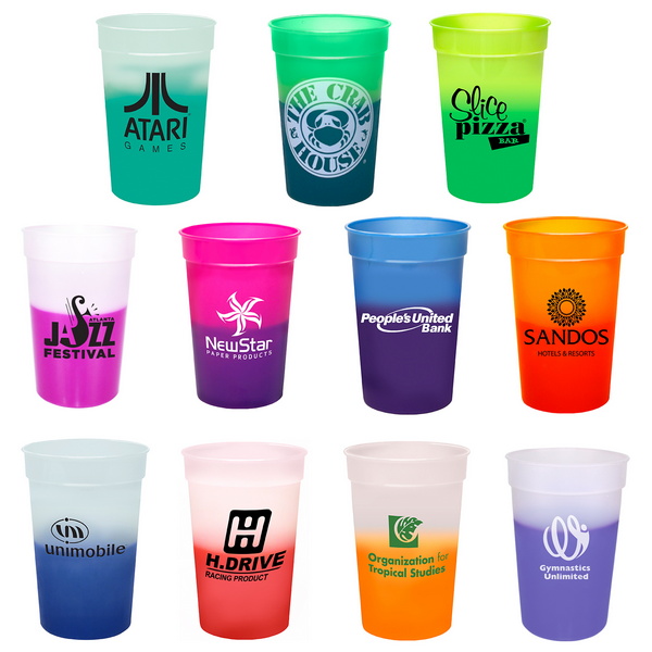 Custom Mood Stadium Cups (12 Oz.), Plastic Cups