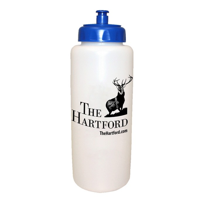 DA67132 32 oz. Grip Bottle with Push 'n Pull Cap and Custom Imprint