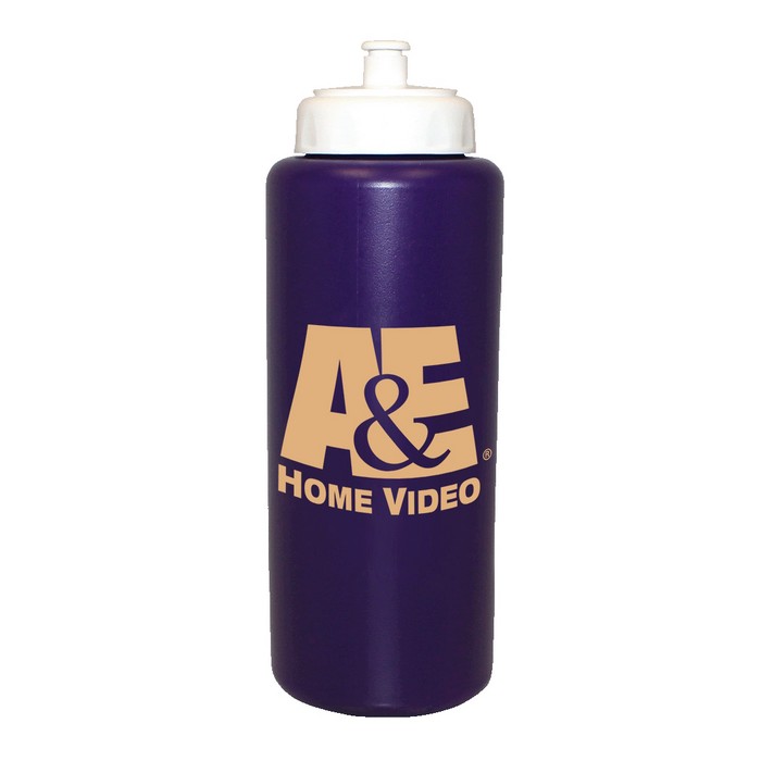 DA67132 32 oz. Grip Bottle with Push 'n Pull Cap and Custom Imprint