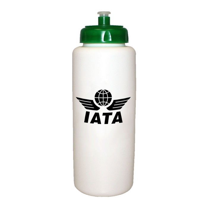 DA67132 32 oz. Grip Bottle with Push 'n Pull Cap and Custom Imprint