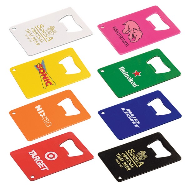 Personalized Credit Card Bottle Opener Favors