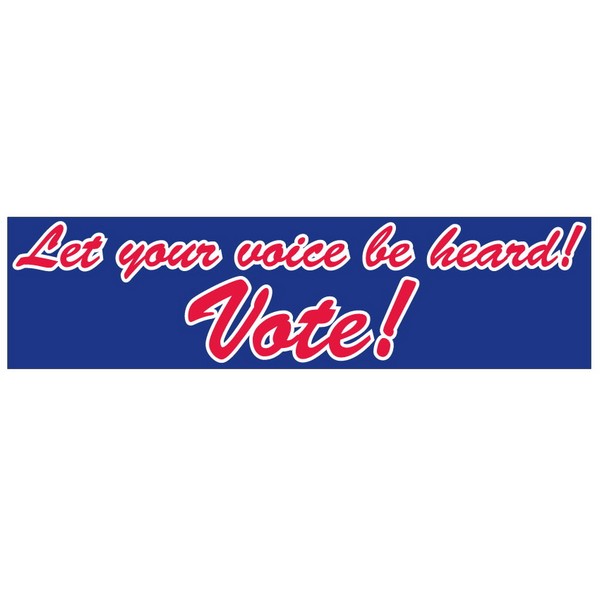 Custom Magnetic Bumper Sticker - 11.5 x 3