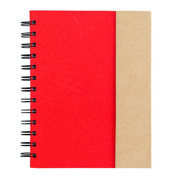 SH6107 Small Spiral Notebook With Sticky Notes And Flags And