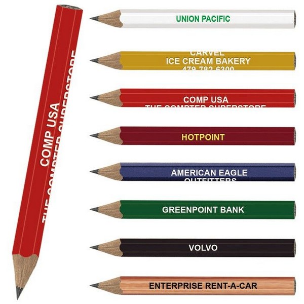 SGS0061 Hex Golf Pencil No Eraser with Custom Imprint