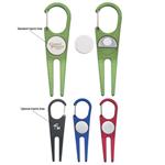NH7267 Aluminum Divot Tool With Ball Marker Wit...