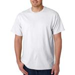 AH5000W Gildan® White Adult Heavy Cotton T-Shirt With Custom Imprint
