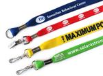 SDP1175350 Flat Polyester 1" Lanyards with Cust...