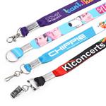 Dye-Sublimated Full-Color Custom Lanyard (Heat Transfer) 250 Qty