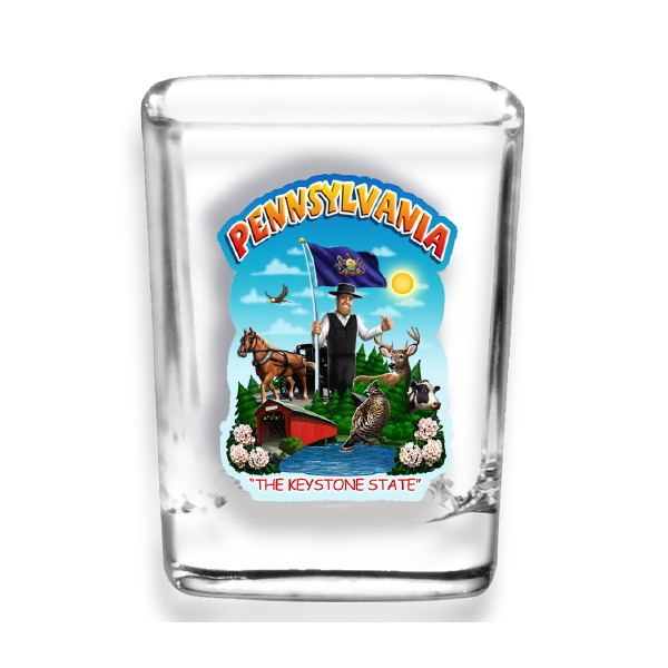 DP175255 State Montage Shot Glass