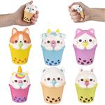 TR53964 Squish Bubble Tea Animal 3.25"