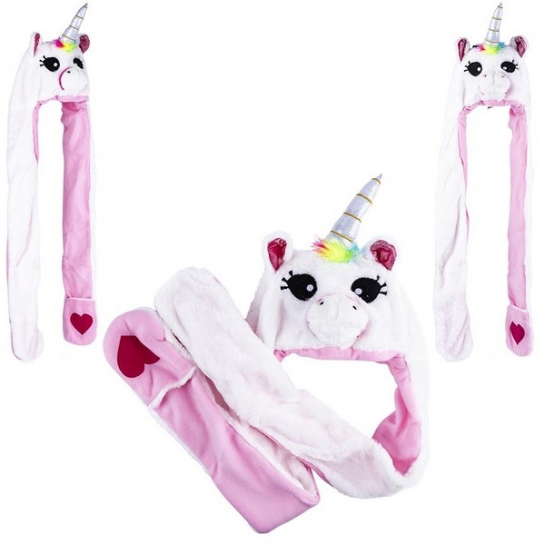 plush unicorn hat