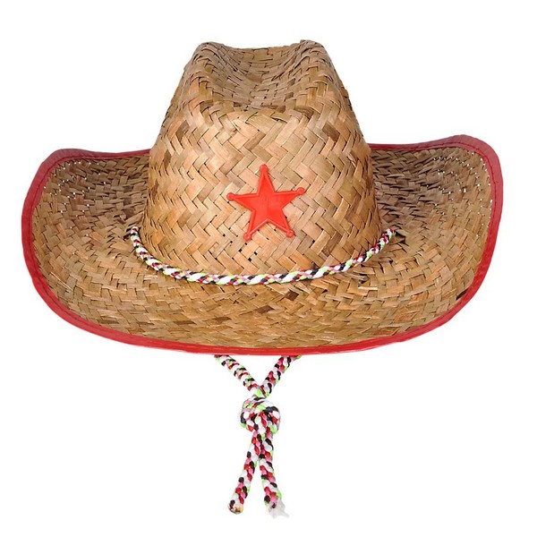 AR11543 Straw Sheriff Hat