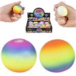 TR32952 Squish and Stretch Mini Rainbow Gummi Ball 1.75"