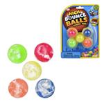 TR50246 5pc Marble Hi-Bounce Ball 1"