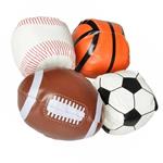 TR54106 4" Soft Stuffed Sports Ball Assortment