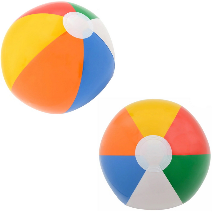 IR00254 16" Multi-color Beach Ball Inflate