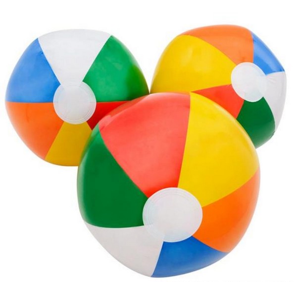 IR00254 16 Multi-color Beach Ball Inflate