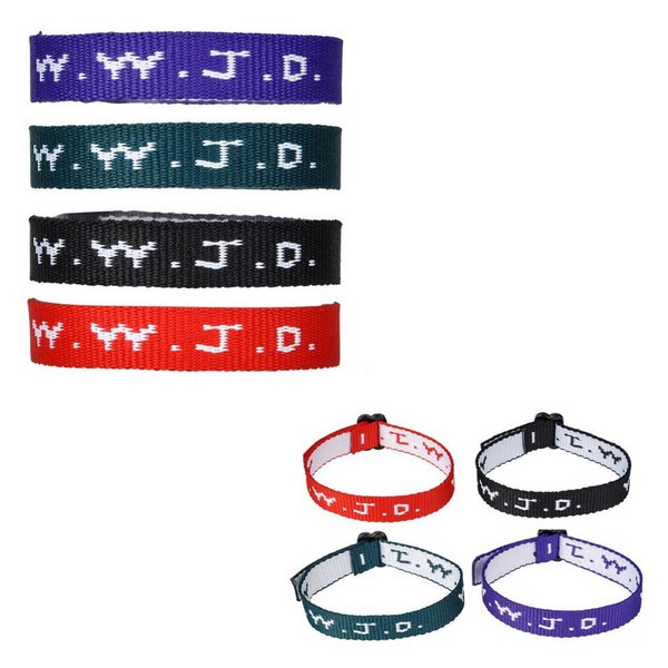 Polyester Jacquard Bangles Personalized Woven Adjustable Wristband for  Event - China Bracelets and Bracelets Bangles price | Made-in-China.com