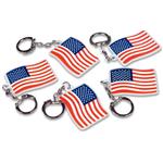 KR22464 American Flag Keychain